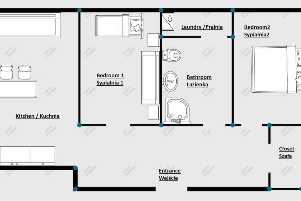 Modern 2 Bedroom Apartment/Kazimierz/Paulinska St. Krakkó Kültér fotó